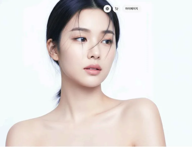 병원 홈페이지 예시 화면
